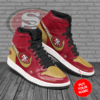 San Francisco 49ers 1 Jordan Customize Sneakers Sport Teams Top 2