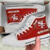 San Francisco 49ers 2 Custom Canvas High Top Shoes L98 2