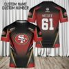 San Francisco 49ers 2 Gift For Fan Personalized 3D T Shirt Sweater 2