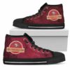 San Francisco 49ers 3 Custom Canvas High Top Shoes L98 2