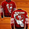 San Francisco 49ers bomber jacket Style #2 winter coat gift for men 3