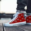 San Francisco 49ers Custom Canvas High Top Shoes L98 3