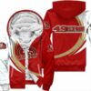 San Francisco 49ers Fleece Jacket 3D curve great fleece hoodie 2