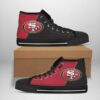 San Francisco 49Ers Football Custom Canvas High Top Shoes L98 2