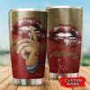 San Francisco 49ers Girl Custom Name Tumbler 3