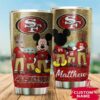 San Francisco 49ers Grogu Mickey Groot Custom Name Tumbler 3