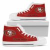 San Francisco 49Ers Let’S Go Niners Custom Canvas High Top Shoes L 2