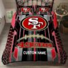 San Francisco 49ers Logo 2 Gift For Fan Duvet Quilt Bedding Set 8 2