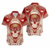 San Francisco 49ers Skull Gift For Fan Hawaii Shirt and Shorts Sum 3