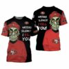 San Francisco 49ers Skull Haters Silence I Kill You Men’s And Wome 2