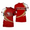 San Francisco 49ers T-shirt curve Style gift for men 2