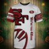 San Francisco 49ers T-shirt Graphic balls gift for fans 2