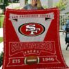 San Francisco 49ers Team Est 1946 Classic Fan Gift Idea Quilt Blan 2