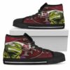 San Francisco 49Ers Turtle Ninja Custom Canvas High Top Shoes L98 2