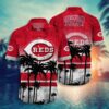 [BEST SELLING] MLB Cincinnati Reds New Design T-shirt Hawaiian Shirt and Shorts 3