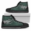 Scratch Of The Wolf New York Jets Custom Canvas High Top Shoes L98 2