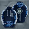 Seattle Mariners MLB Team Logo Camouflage Style True To The Blue Gift 2