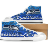 Seattle Seahawks 16 Custom Canvas High Top Shoes L98 3