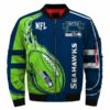 Seattle Seahawks bomber jacket Fashion winter coat gift for men 3