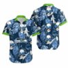 Seattle Seahawks Coconut Leaves And Skulls Hawaii Shirt and Shorts Sum 2