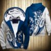 Seattle Seahawks Fleece Jacket 3D Graphic Cartoon player 3