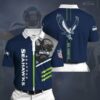 Seattle Seahawks Football Polo Shirt L98 2