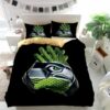 Seattle Seahawks Logo 3D Printed Duvet Cover Bedding Set 2