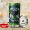 Seattle Seahawks Metallica Custom Name Tumbler 2