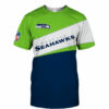 Seattle Seahawks T-shirt 3D new style Short Sleeve gift for fan 3