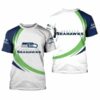 Seattle Seahawks T-shirt curve Style gift for men 3