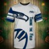 Seattle Seahawks T-Shirt Graphic balls gift for fans 3