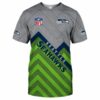 Seattle Seahawks T-shirt Short Sleeve custom cheap gift for fans 2