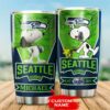 Seattle Seahawks Tumbler Snoopy 12 custom name 2