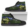 Seattle Seahawks Turtle Ninja Custom Canvas High Top Shoes L98 2