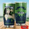 Seattle Seahawks Wonder Woman Custom Name Tumbler 2