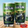 Seattle Seahawks Yoda Custom Name Tumbler 2