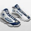 Skull Dallas Cowboys big logo Football Team Sneaker 4 For Lover JD 2