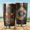 Skull Houston Astros For Baseball-MLB Fans Tumbler 2