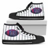 Straight Line With Deep Circle New York Giants Custom Canvas High 2