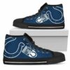 Straight Outta Indianapolis Colts Custom Canvas High Top Shoes L98 3