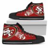 Straight Outta San Francisco 49ers Custom Canvas High Top Shoes L98 2