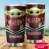 Tampa Bay Buccaneers Baby Yoda Tumbler Custom Name 2