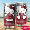 Tampa Bay Buccaneers Hello Kitty Custom Name Tumbler 3