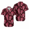 Tampa Bay Buccaneers Mystery Skull And Flower Hawaii Shirt and Shorts 2