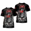 Tampa Bay Buccaneers Skulls Flowers Men’s And Women’s Gift For 3