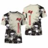 Tampa Bay Buccaneers Skulls Roses Gift For Fan 3D T Shirt Swea 2