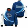 Tennessee Titans Bomber Jacket graphic curve 2