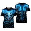 Tennessee Titans Skeleton All Over Print Gift For Fan 3D T Shirt S 2