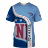 Tennessee Titans T-shirt 3D summer Short Sleeve gift for fan 2