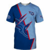 Tennessee Titans T-shirt Zigzag graphic Summer gift for fans 2